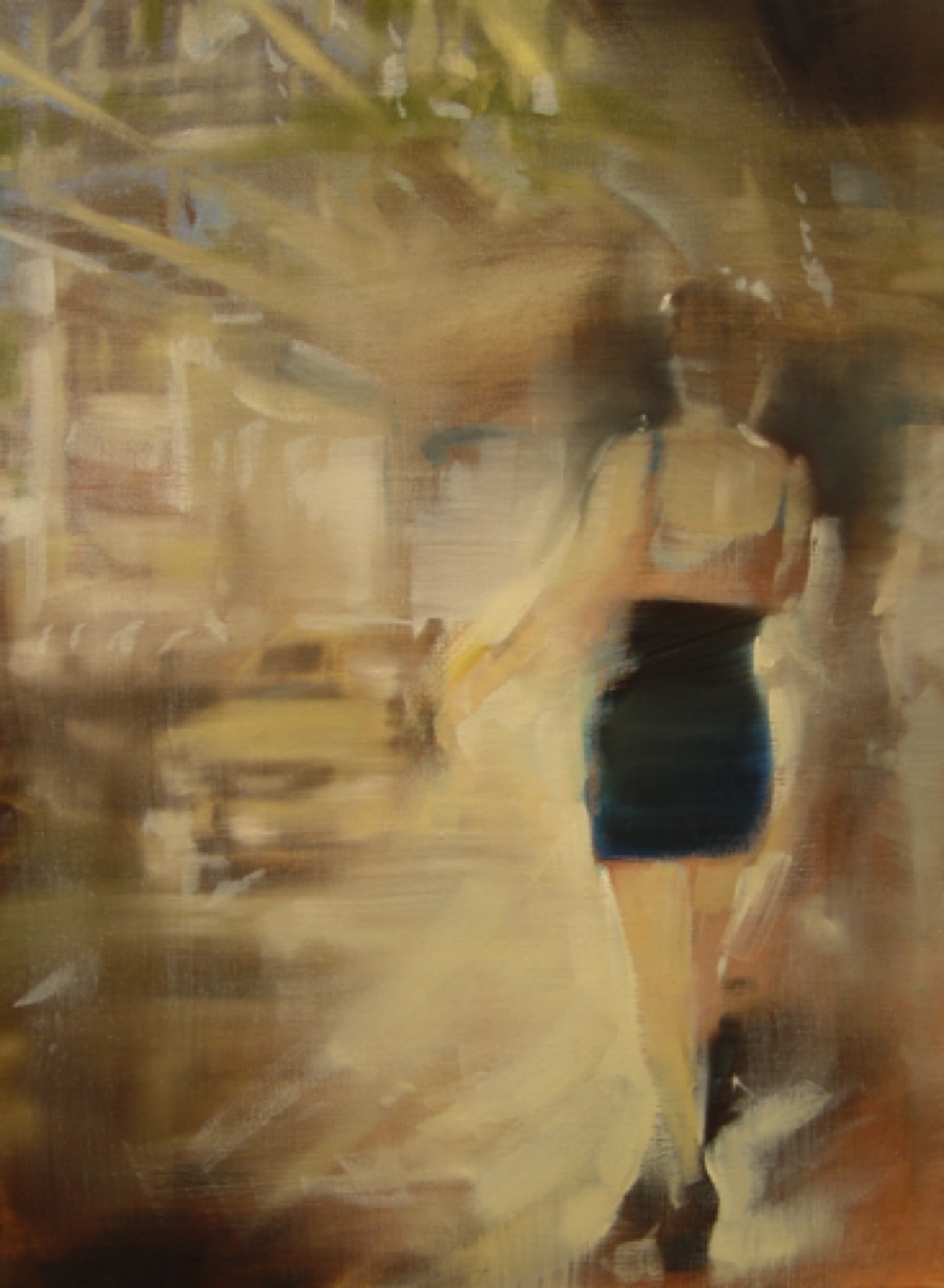 Gregg Chadwick
Under the El
24"x18" oil on linen 2012 
Private Collection, Palm Springs, California
